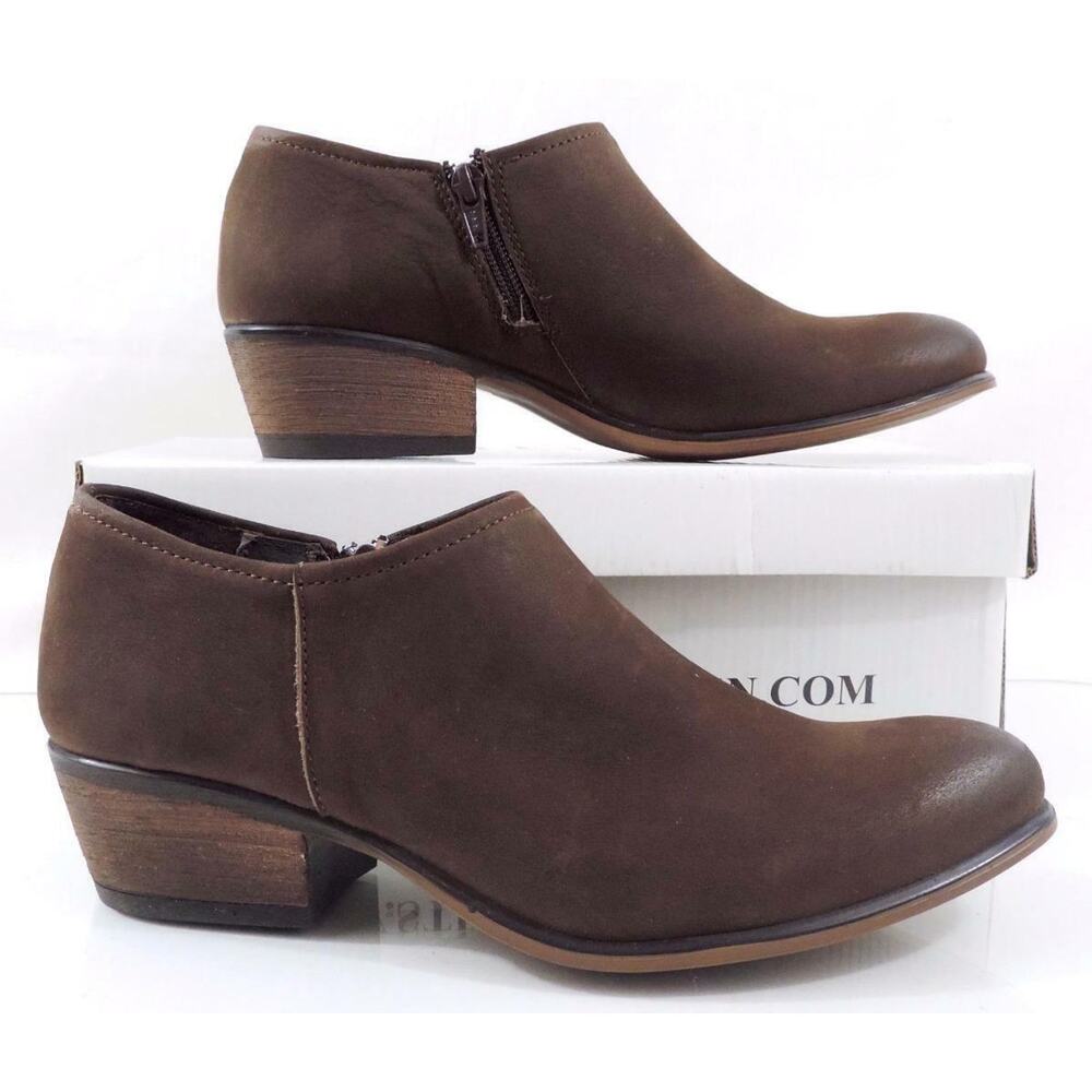 Women's Shoes Steve Madden KATYY KATY Ankle Boots Booties Brown Nubuck Size 9.5 - Picture 7 of 8